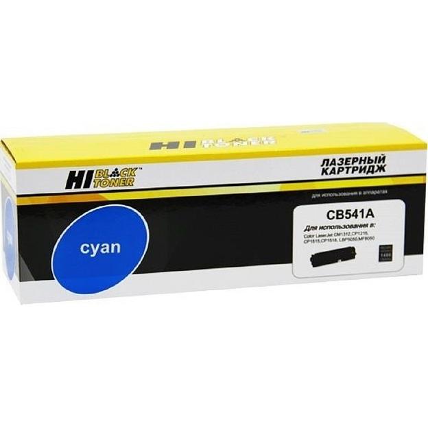 Hi-Black CB541A/CE321A Картридж для CLJ CM1300/CM1312/CP1210/CP1525/CM1415, C, (1400стр.) с чипом, фото 1