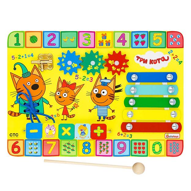 Бизиборд «Учим цифры» Три кота фото 1