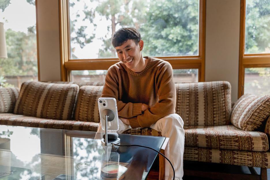 Чехол (клип-кейс) uBear для Apple iPhone 15 Plus Real Mag Case with MagSafe прозрачный (CS254TT67RL-I23M) фото 6