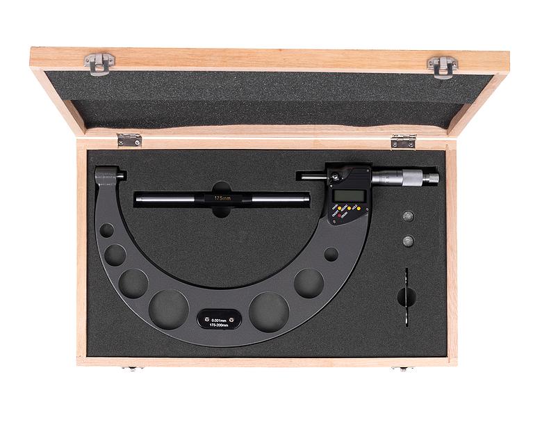 Микрометр гладкий МКЦ- 200 0,001 электр. 4-кн. IP54 ЧИЗ с поверкой фото 3