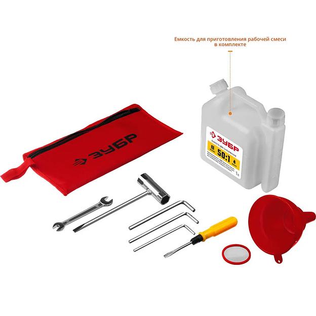 Мотобур (бензобур) ЗУБР, 60-300 мм, 71 см³, 2 оператора, без шнека (МБ2-300) фото 8