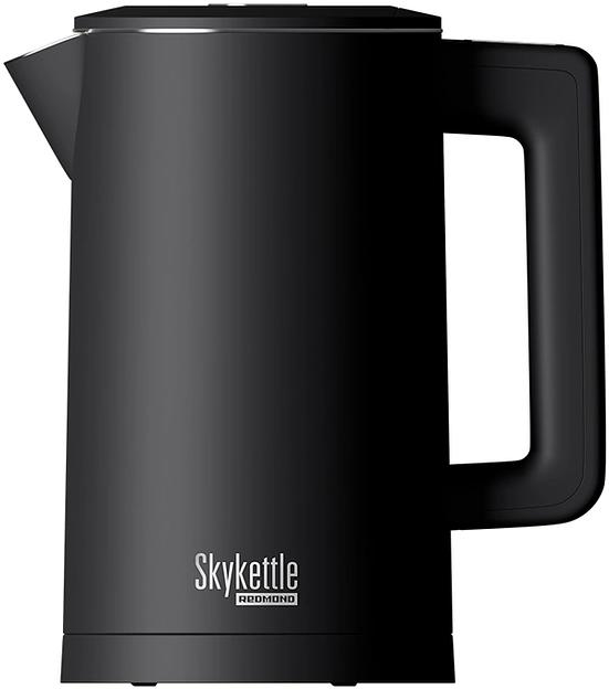 Чайник электрический Redmond SkyKettle KM231S 1.7л. 2200Вт черный корпус: металл/пластик фото 1