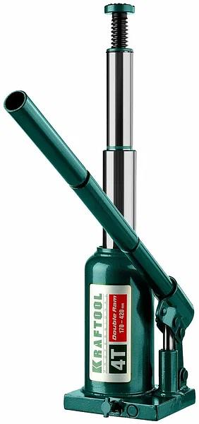 Домкрат Kraftool «43463-4» Double Ram гидравлический бутылочный ОПТ фото 1