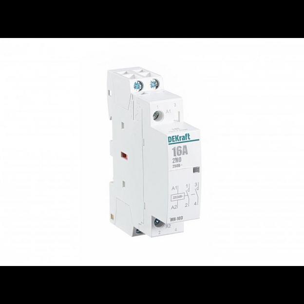 Контактор модульный МК-103 2НО 16А 230В DEKraft 18050DEK фото 1