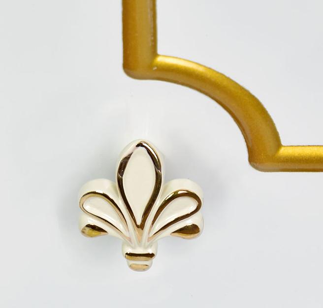 Зеркало-шкаф Соренто 85 DORATIZ 2711.134, белый, патина золото фото 5