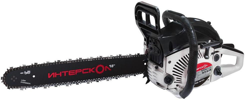 Бензопила Интерскол ПЦБ-18/52Л 2400Вт 3.3л.с. дл.шины:18" (45cm) (445.1.0.40) фото 1