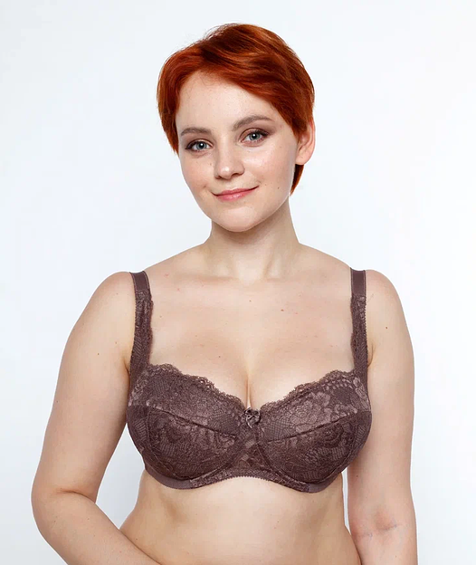 Бюстгальтер АйЛайк модель «Балконет» № 0167 цвет перечный ОПТ фото 1