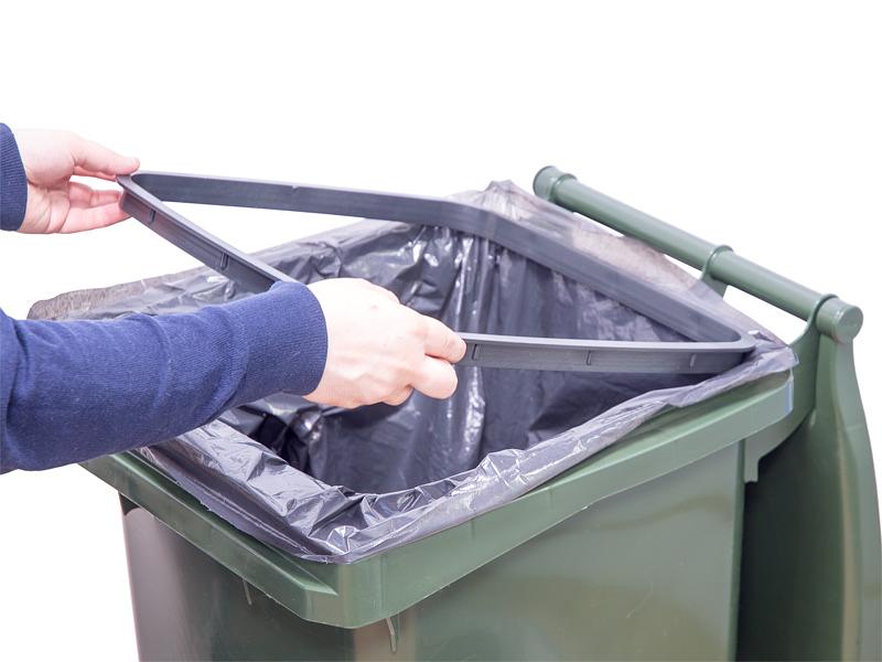 Держатель мусорных пакетов для МКТ-120 чёрный фото 3