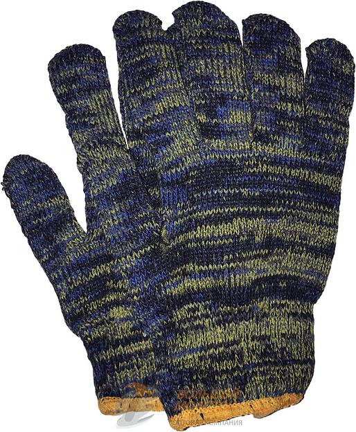 Перчатки зимние разноцветные №72-1 /10 /400 фото 1