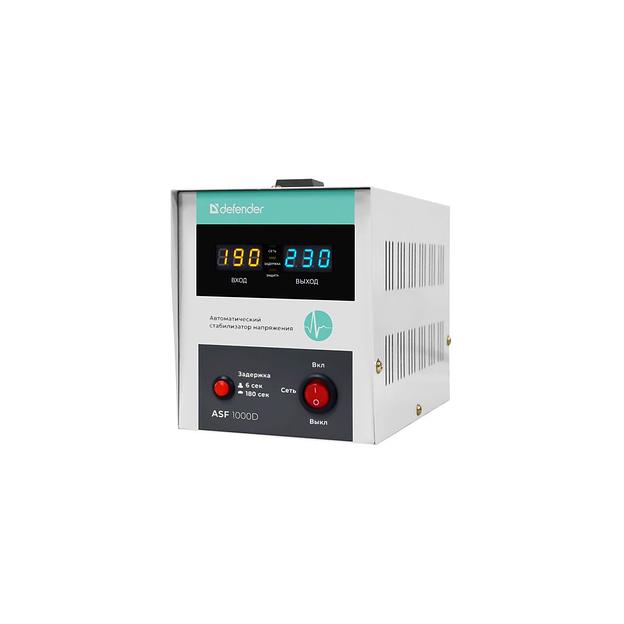 Стабилизатор напряжения Defender ASF 1000D белый [99035] фото 1