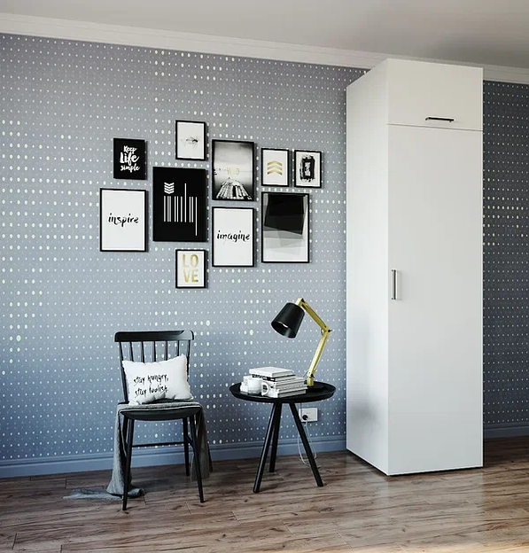 Шкаф распашной Sanvut 600х500х2325 мм арт.Ш6319 ОПТ фото 1