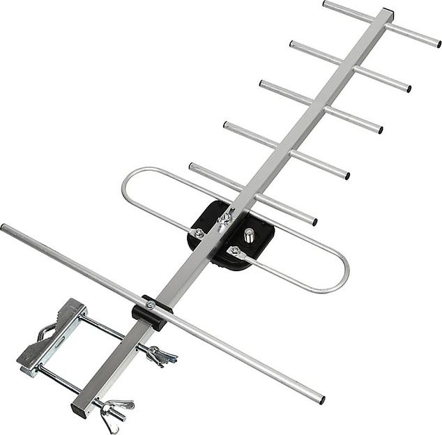 Антенна телевизионная Hyundai H-TAE120 11дБ пассивная серебристый фото 2