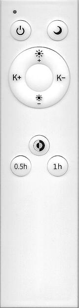 Светильник светодиодный ДБО-100w круглый матовый с эффектом Звездного неба регулировкой цветовой температуры 3000-6500К светового потока max 8500Лм и режима освещенности с пультом управления и таймером выключения фото 2