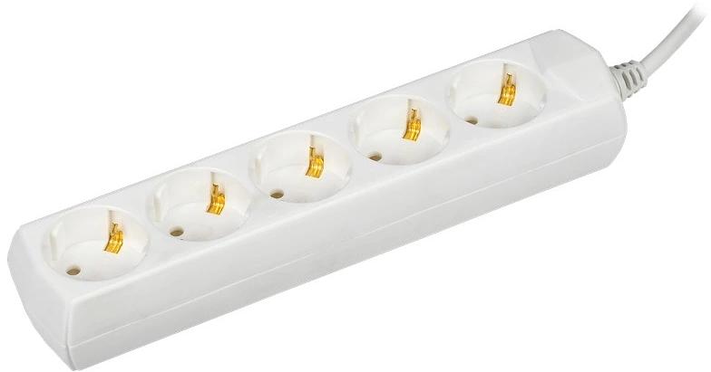 Iek WYP10-10-05-05-Z-G Удлинитель У05 5 мест 2P+PE/5м 3х1мм2 10А/250В GENERICA фото 1