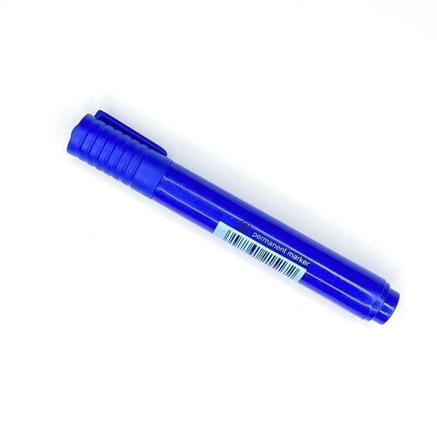 Маркер перманентный нестираемый «Консул» синий круглый наконечник 2.5 мм, опт фото 2