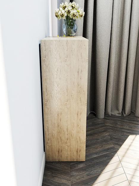 Стеллаж вертикальный Wood&Stone «Малави» дуб бунратти 62.8×31.5×93.4 см фото 3