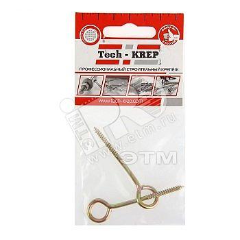 Шуруп-кольцо 4х50 (2шт) - пакет фото 1