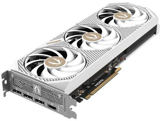 Видеокарта Zotac PCI-E 4.0 RTX 5070 AMP WHITE ED NVIDIA GeForce RTX 5070 12Gb 192bit GDDR7 2587/28000 HDMIx1 DPx3 HDCP Ret фото 2