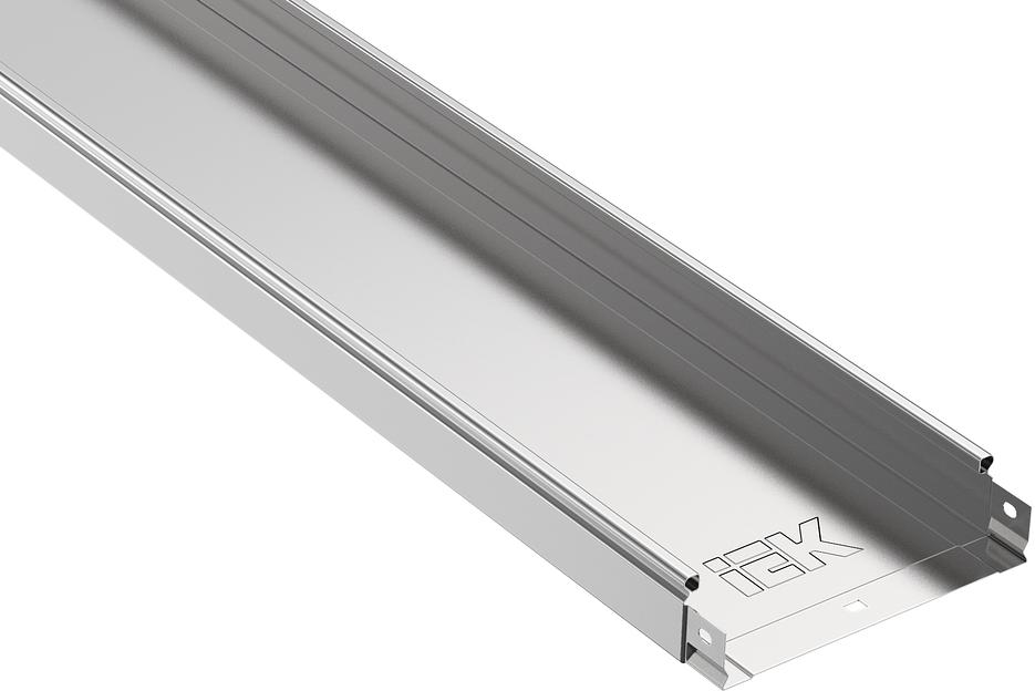 Iek (CLN10-050-300-3) Лоток неперфорированный 50х300х3000 (3 м) фото 1