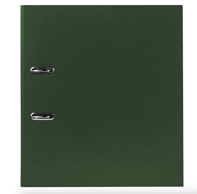 Папка-регистратор BRAUBERG с покрытием из ПВХ, 70 мм, с уголком, тёмно-зелёная (удвоенный срок службы), опт фото 2