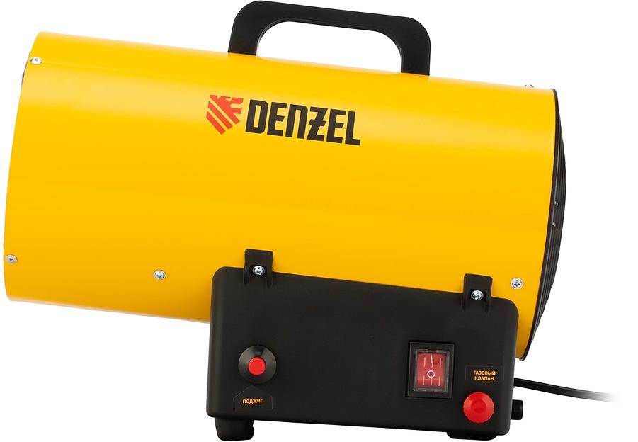 Тепловая пушка газовая Denzel GHG-15 15000Вт желтый/черный фото 6