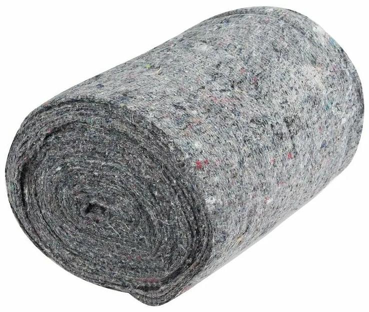 Холстопрошивное полотно (серое) 150 см×50 м ОПТ фото 2