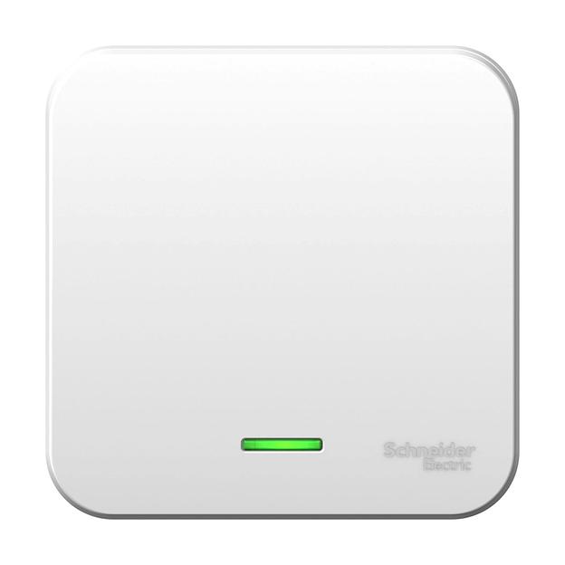 Systeme electric BLNVA061111 BLANCA О/У 1-клавишный ВЫКЛЮЧАТЕЛЬ ( c х.1) с подсв.ИЗОЛ.ПЛ.,6А,250В,БЕЛЫЙ фото 2