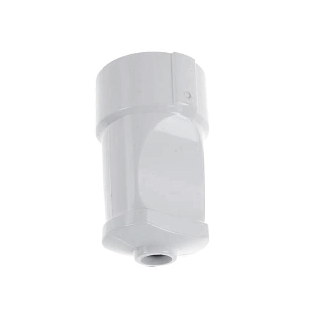 Штепсель с заземлением белый 16А 250В (еврослот) фото 1