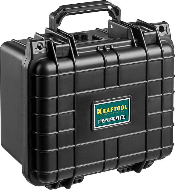 KRAFTOOL PANZER-10, 270 х 240 х 170 мм, (10″), IP55, ударопрочный пластиковый ящик (38251-10) фото 1