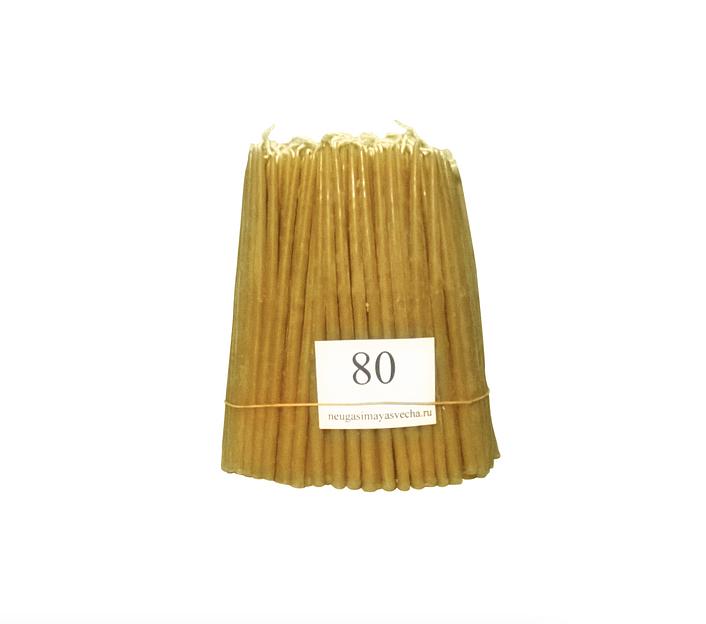 Свечи №80 восковые, 2 кг фото 1
