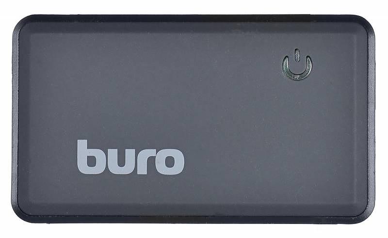 Устройство чтения карт памяти USB2.0 Buro BU-CR-151 черный фото 1