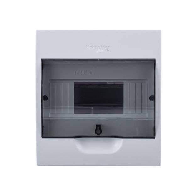 Systeme electric EZ9E108S2SRU Щит распределительный навесной белый дверь прозрачная на 8 модулей IP40 Easy9 фото 6