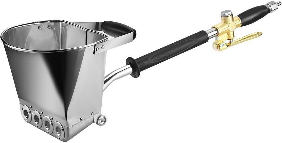 Ковш штукатурный Zitrek HG-01 400л/мин бак:3.5л серебристый/черный фото 1