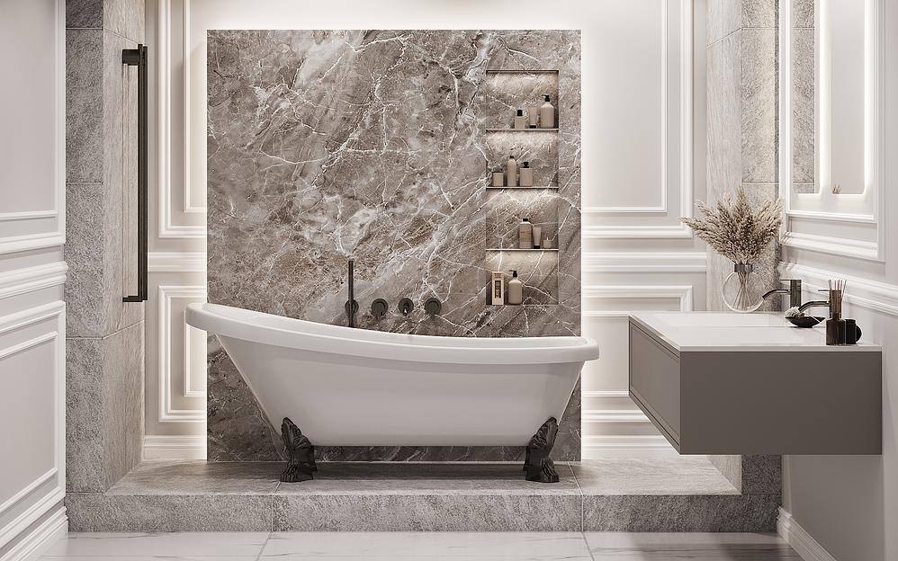 Ванна отдельностоящая ESSE «SANTORINI» на ножках ОПТ фото 2