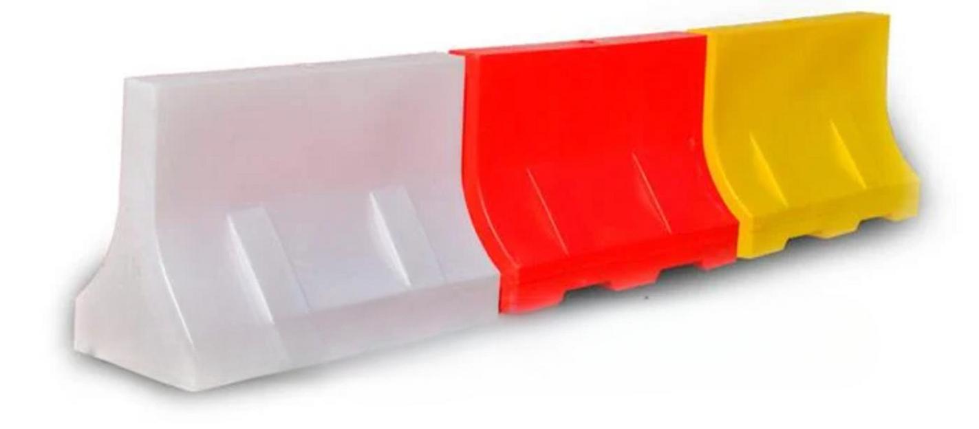 Барьер водоналивной дорожный БВВ-1.2 вкладывающийся фото 1