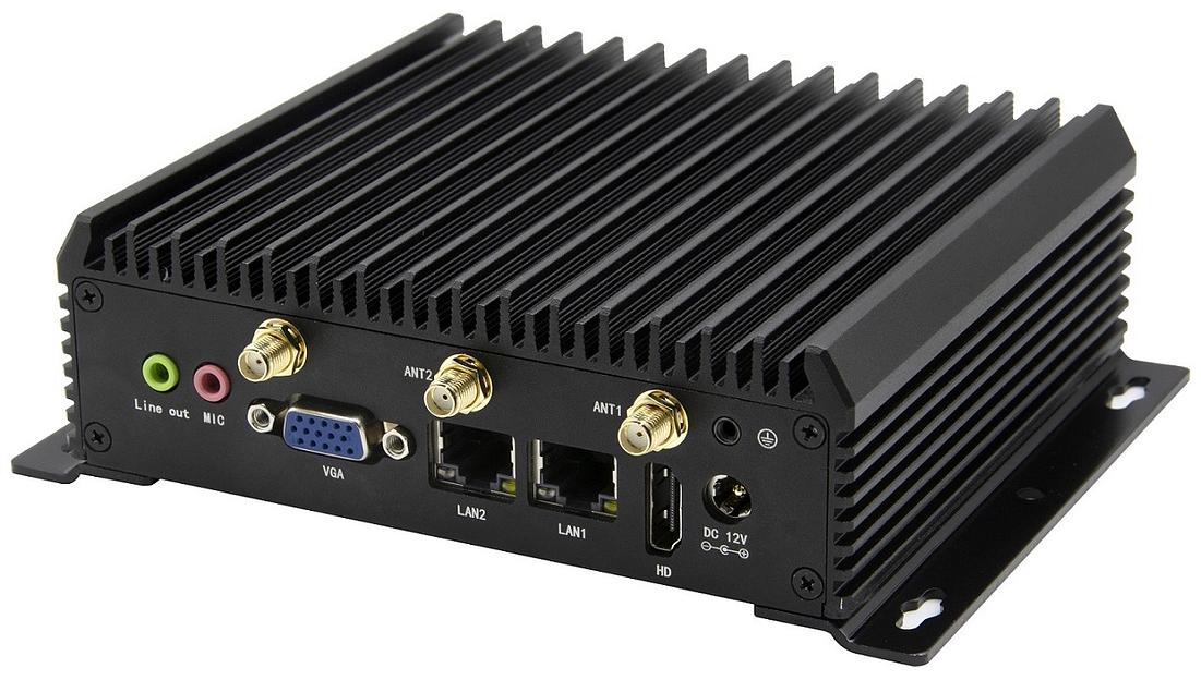 Ультракомпактный встраиваемый компьютер C35-HV (CK35H) RK3568B2, onboard LPDDR4 4GB,eMMC5.1 32GB, 1 x VGA,1 x HDMI, 2 x LAN, OnboardWiFi2.4G/BT4.1, 1 x USB3.0, 1 x USB2.0, 4 x DIO, 2*RS232/RS485 фото 1