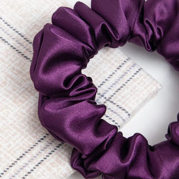 Резинка для волос Casanda Hey баклажановая, опт фото 4