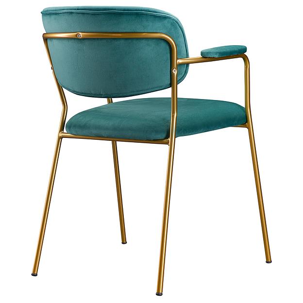 Стул Eirill, велюр, темно-зеленый фото 5