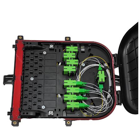 Оптическая кросс-муфта ОКМ-3023-18SC-162-М(П)-18К/2PLC8 (Черная) винты с пластиковой головкой фото 7