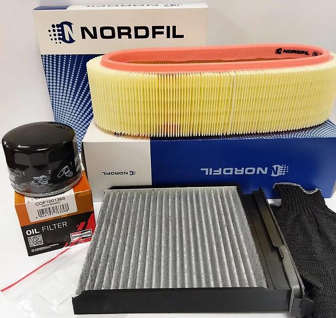 Комплект фильтров для Renault Logan I 1.4-1.6 л. фото 5