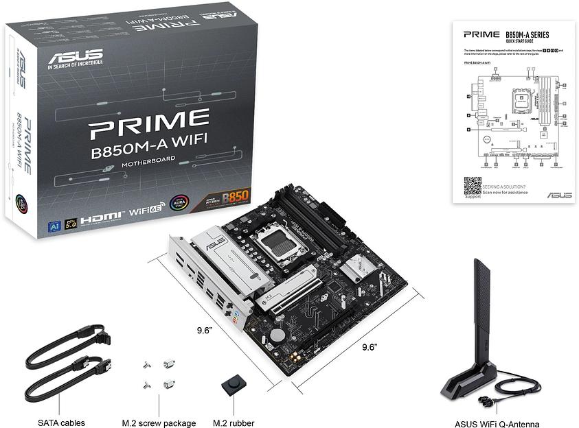 ASUS PRIME B850M-A WIFI фото 10