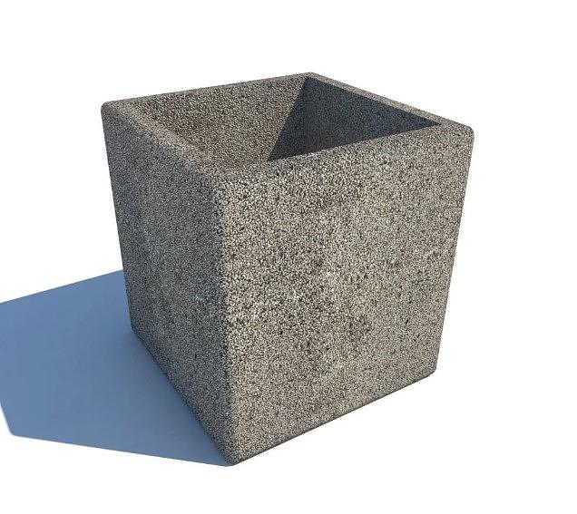 Вазон из архитектурного камня "Куба" фото 6