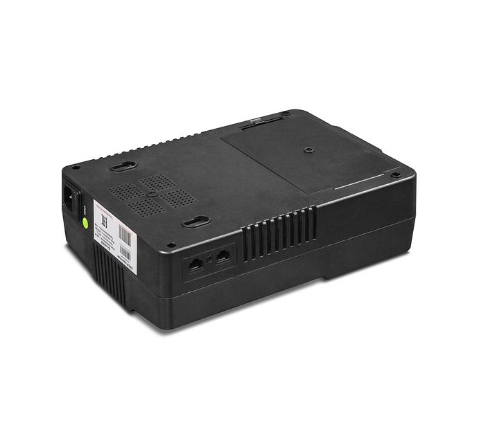 ИБП POWERMAN Brick 800, линейно-интерактивный, 800ВА, 480Вт, 3 евророзетки с резервным питанием, 3 евророзетки с фильтрацией, защита RJ45/RJ11, батарея 12В 9Ач 1 шт., 293мм х 202мм х 93мм, 5.2 кг. Powerman Brick 800 фото 2