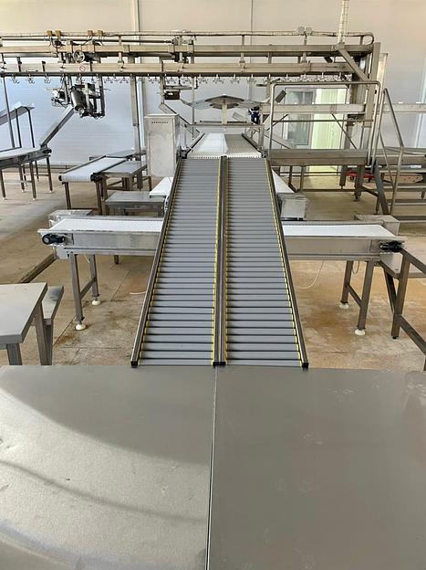 Рольганг для сбора чистых ящиков фото 5