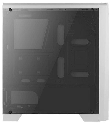 Корпус Aerocool Cylon White, ATX, без БП, RGB-подсветка, окно, картридер, 1x USB 3.0 + 2x USB 2.0, 1х120-мм вентилятор в комплекте (Cylon White) фото 4
