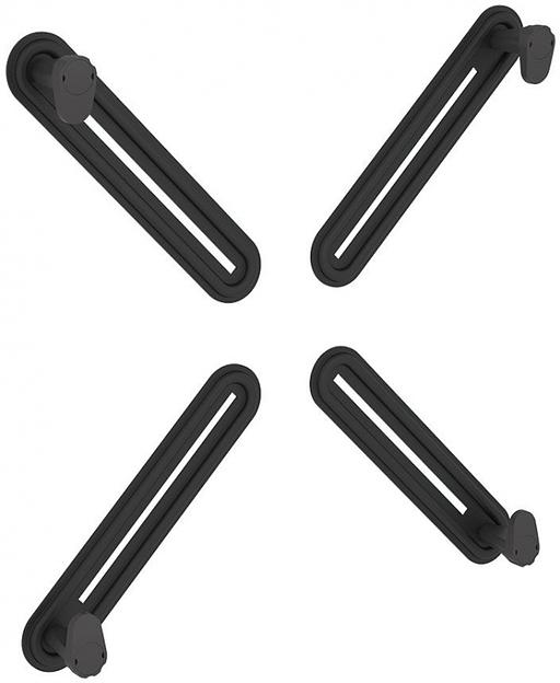 Кронштейн-адаптер для мониторов Arm Media LCD-M2 черный макс.7кг настольный поворот и наклон верт.перемещ. фото 2