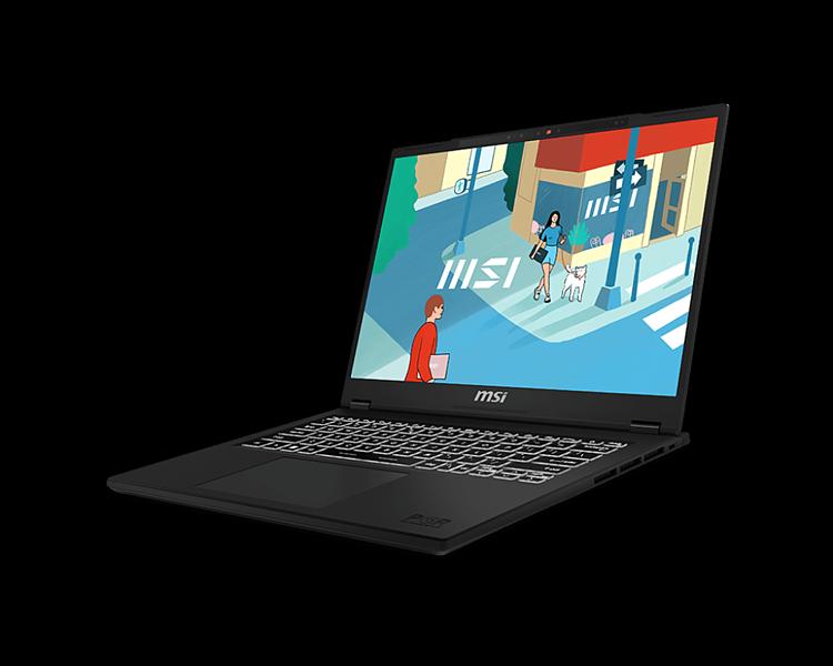 Ноутбук Modern 14H Core i5-13420H 14” 16:10 FHD+ (1920x1200), 60Hz IPS DDR4 16GB*1 Iris Xe Graphics 512GB SSD 3cell (53.8Whr) 1.6kg Single backlight (White) Win11 Pro,1y Black KB Eng/Rus (9S7-14L112-090) фото 4