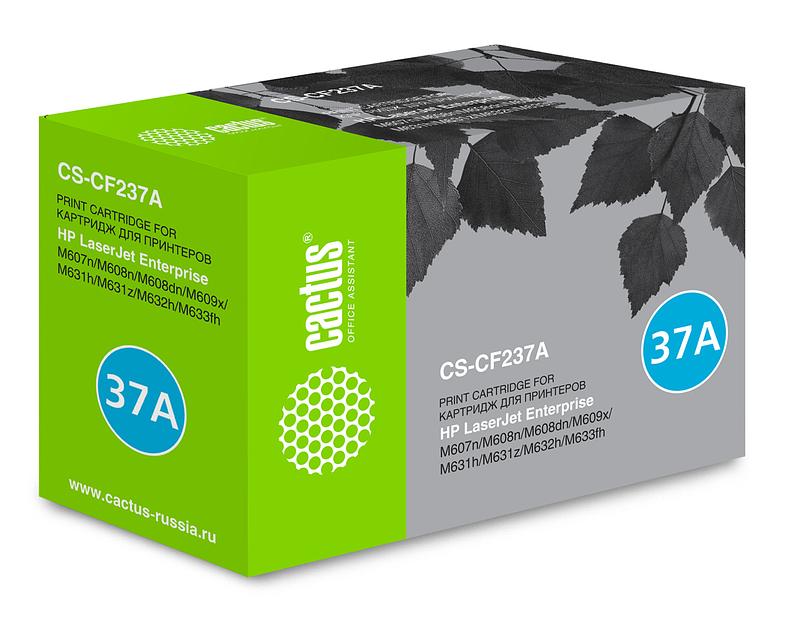 Картридж лазерный Cactus CS-CF237A CF237A черный (11000стр.) для HP LJ M607n/M608n/M608dn/M609x/M631h/M631z/M632h фото 1