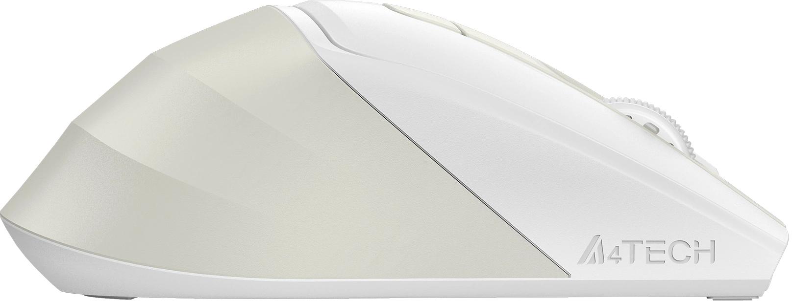 Мышь A4Tech Fstyler FG45CS Air2 бежевый оптическая (2000dpi) silent беспроводная USB для ноутбука (7but) фото 5