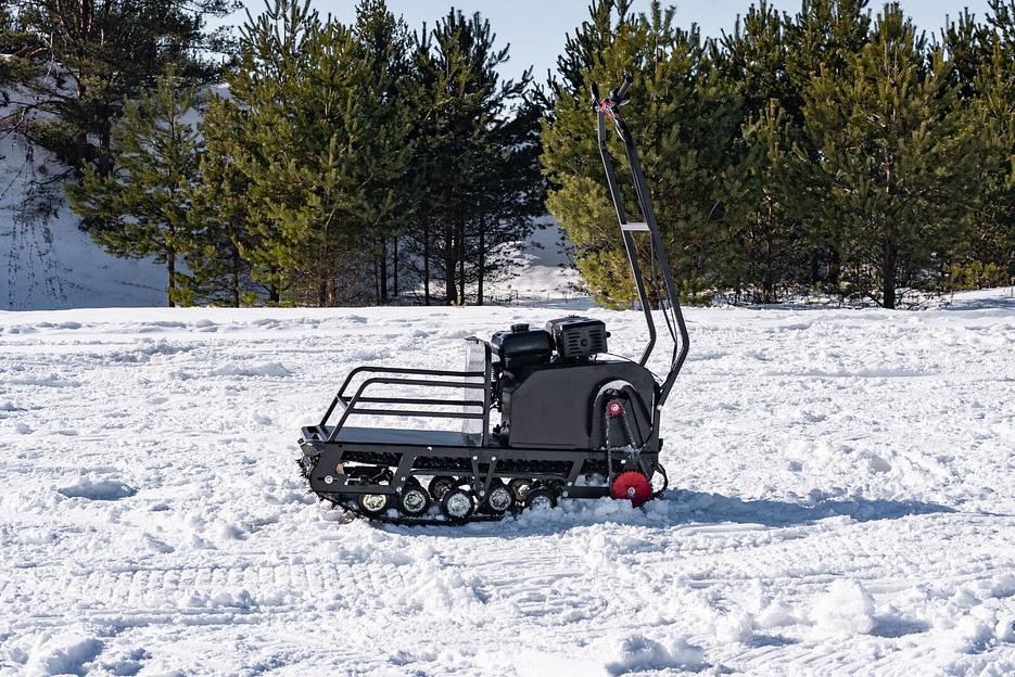 Мотобуксировщик Бурлак М2 LRK, 15 л.с., электрозапуск, 1450*510*810 мм. фото 7